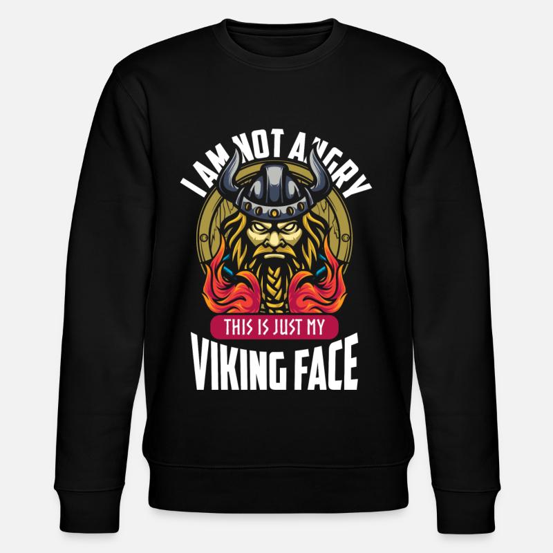 Valhalla Thor Krieger - Stanley/Stella Unisex Bio-Sweatshirt CHANGER  - Schwarz