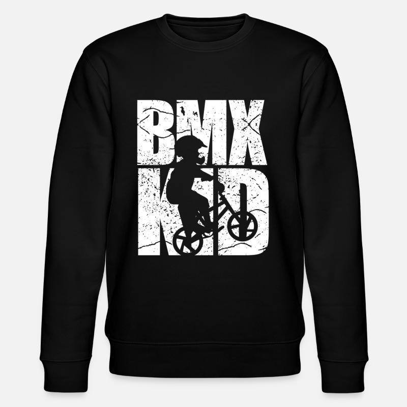 Vélo vélo enfant BMX - Sweat bio CHANGER Stanley/Stella Unisexe - noir