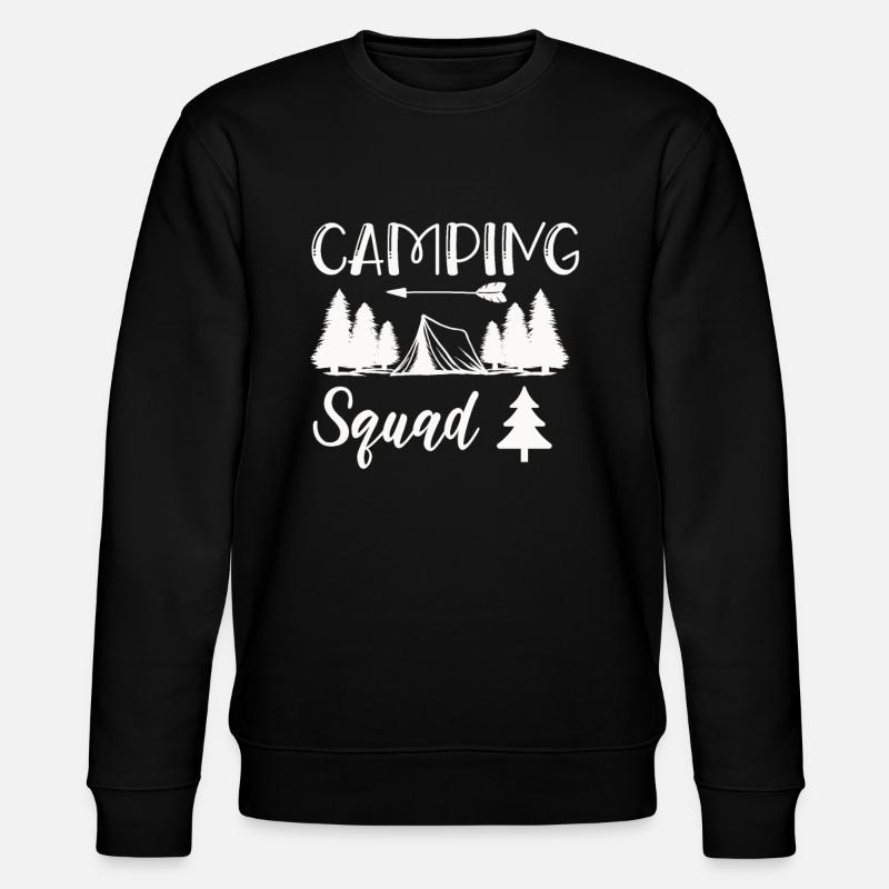 Camping Kader Wandershirt - Sweat bio CHANGER Stanley/Stella Unisexe - noir