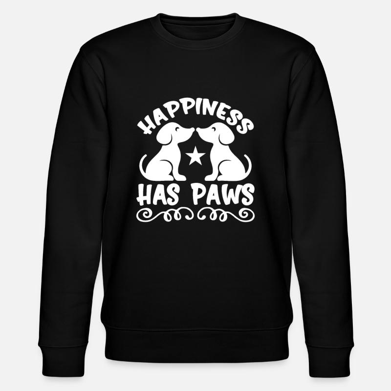 Luck has paws - Stanley/Stella CHANGER Unisex Organic Sweatshirt - black