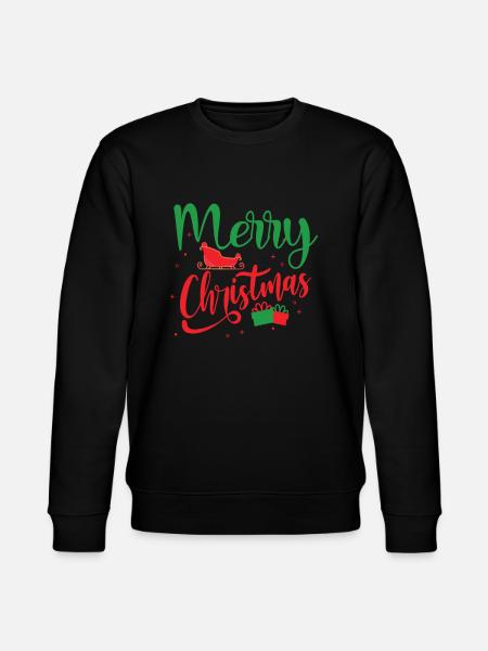 Merry Christmas - Stanley/Stella CHANGER Unisex Organic Sweatshirt - black