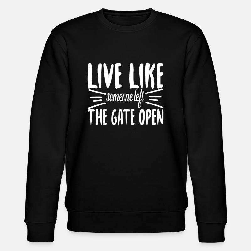 Vivez comme un chien - Sweat bio CHANGER Stanley/Stella Unisexe - noir