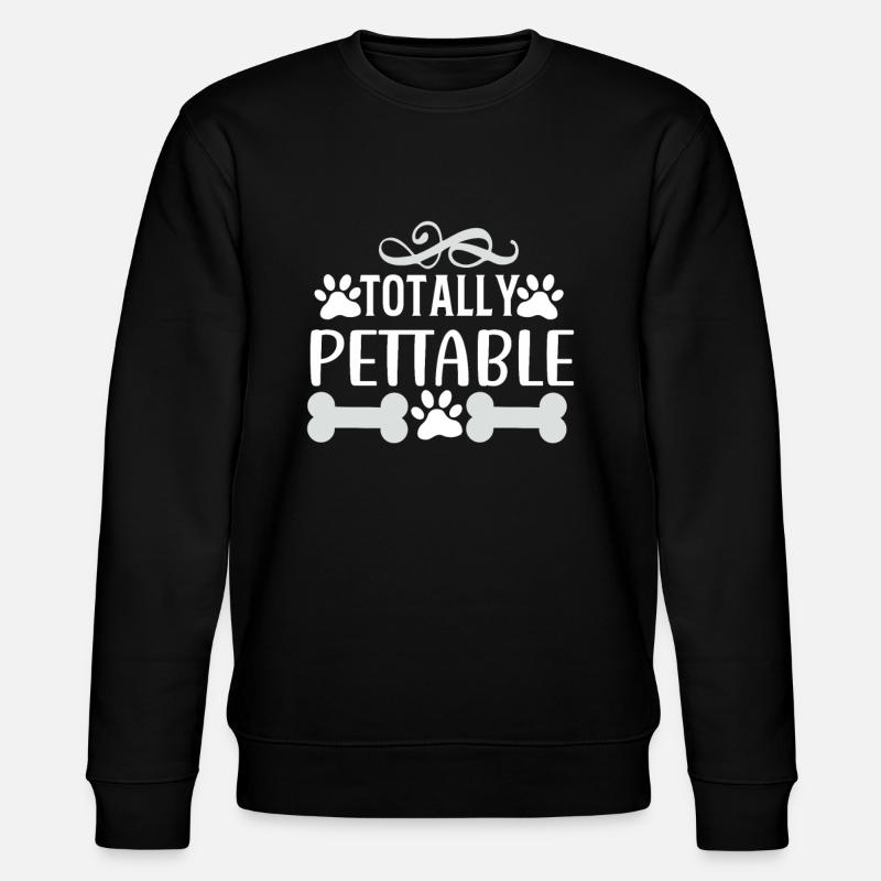 Completely pettable - Stanley/Stella CHANGER Unisex Organic Sweatshirt - black