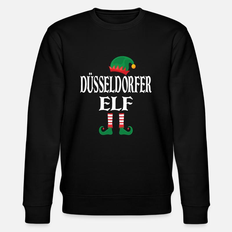 Düsseldorfer Elf - Stanley/Stella Unisex Bio-Sweatshirt CHANGER  - Schwarz