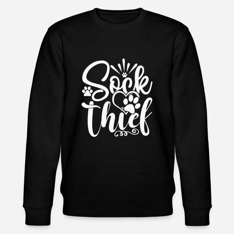 Voleur de chaussettes - Sweat bio CHANGER Stanley/Stella Unisexe - noir