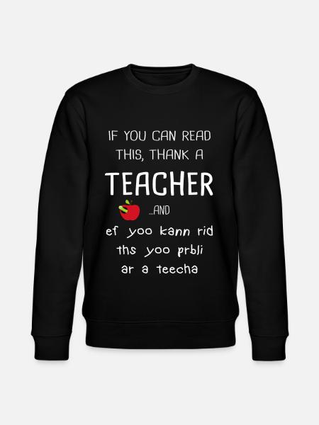 Enseignant par conviction enseignant passion - Sweat bio CHANGER Stanley/Stella Unisexe - noir