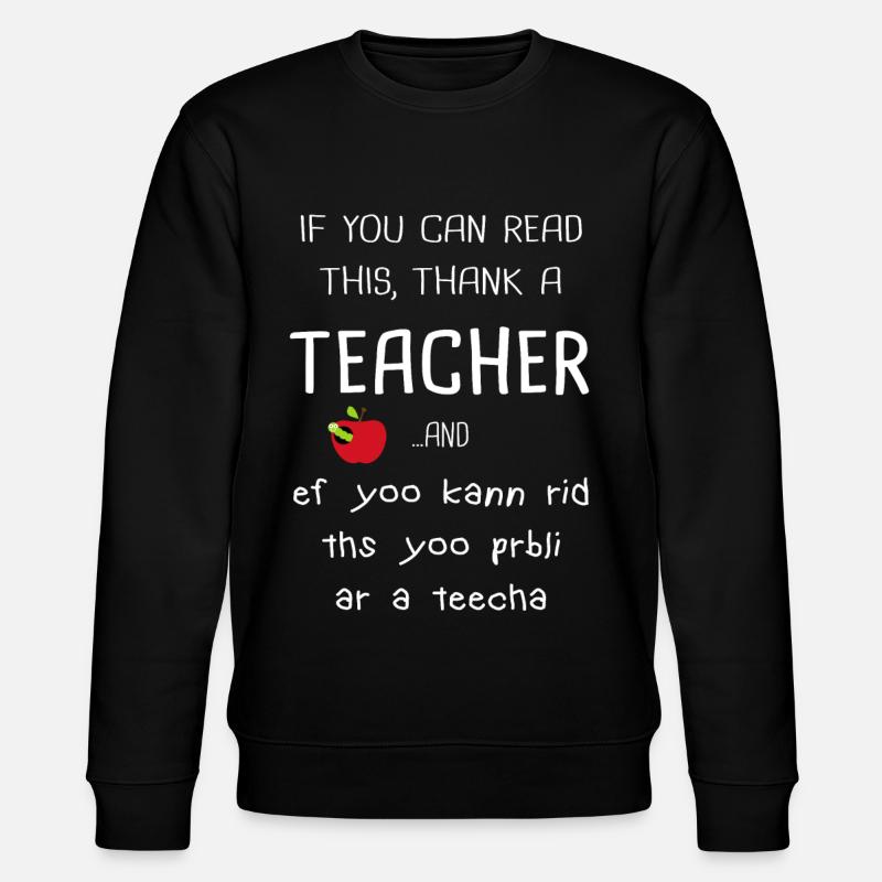 Enseignant par conviction enseignant passion - Sweat bio CHANGER Stanley/Stella Unisexe - noir