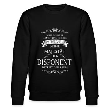 Disponent - Stanley/Stella Unisex Bio-Sweatshirt CHANGER  - Schwarz - Vorne - Nik (191cm) & Marisol (170cm)