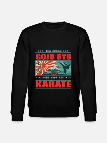 cool Goju Ryu Karate - Japan Design - Stanley/Stella økologisk unisex-sweatshirt CHANGER  - sort