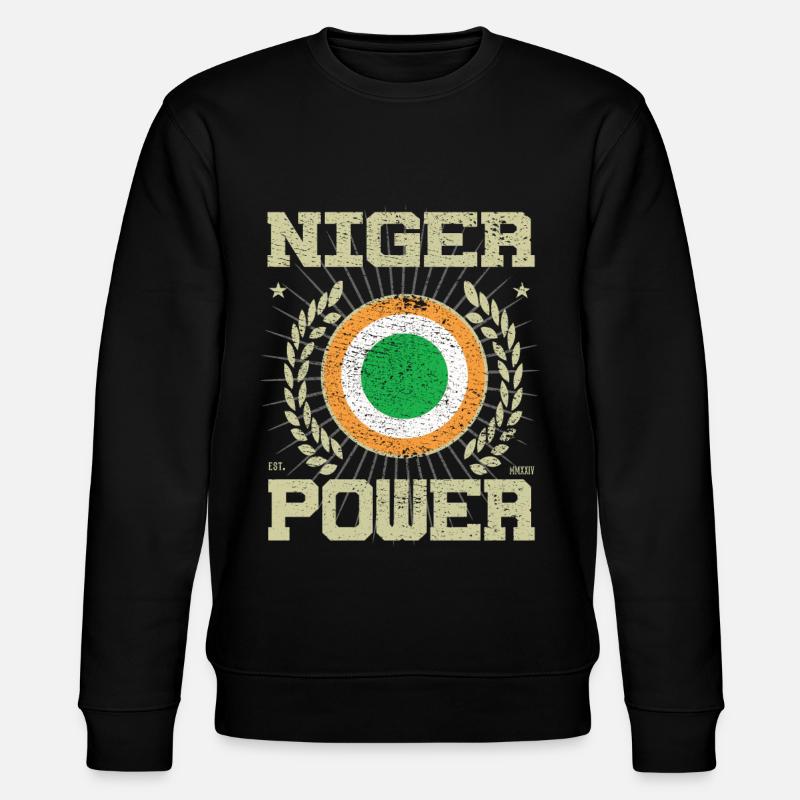 Cool Niger Design - Sweat bio CHANGER Stanley/Stella Unisexe - noir