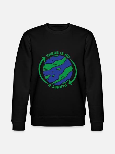 THERE IS NO PLANET B - Stanley/Stella CHANGER Unisex Organic Sweatshirt - black