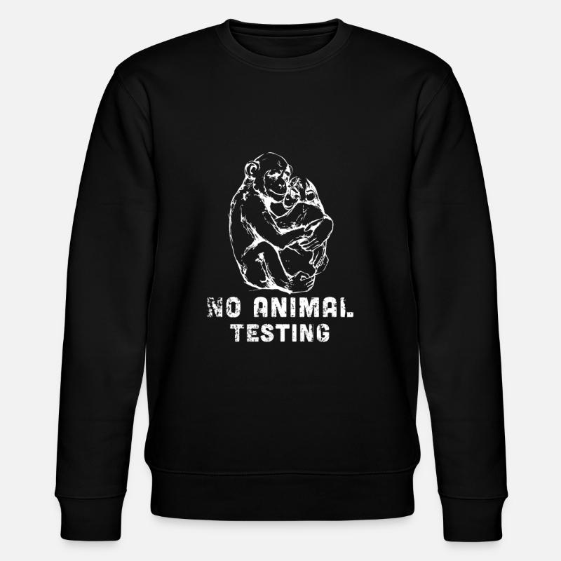 Stop à l’expérimentation animale - Sweat bio CHANGER Stanley/Stella Unisexe - noir