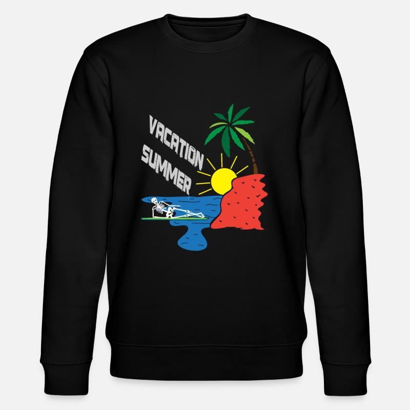 Skeleton Vacation Summer Vacation - Sweat bio CHANGER Stanley/Stella Unisexe - noir