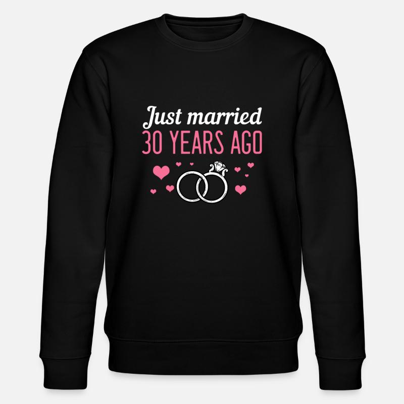 30e anniversaire de mariage - Sweat bio CHANGER Stanley/Stella Unisexe - noir