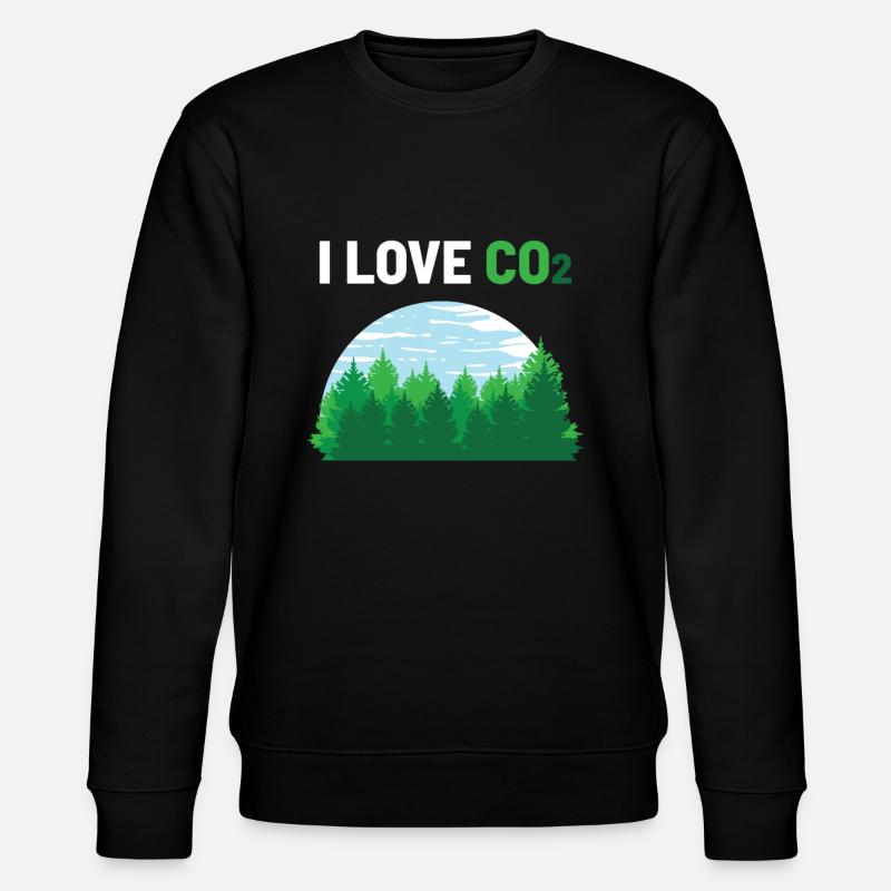 I Love CO2 - Sweat bio CHANGER Stanley/Stella Unisexe - noir