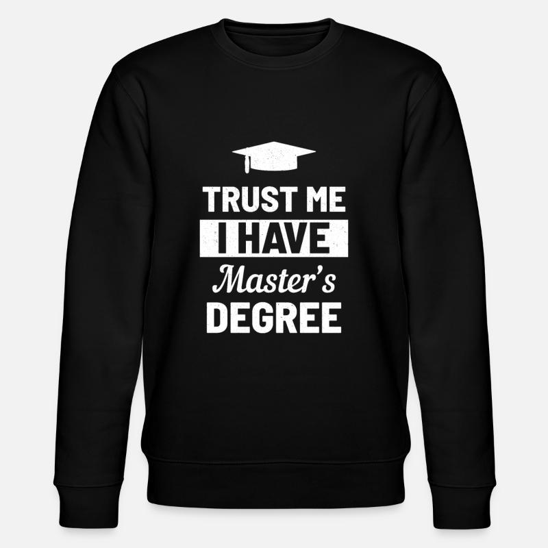 Degree Master Degree - Stanley/Stella CHANGER Unisex Organic Sweatshirt - black