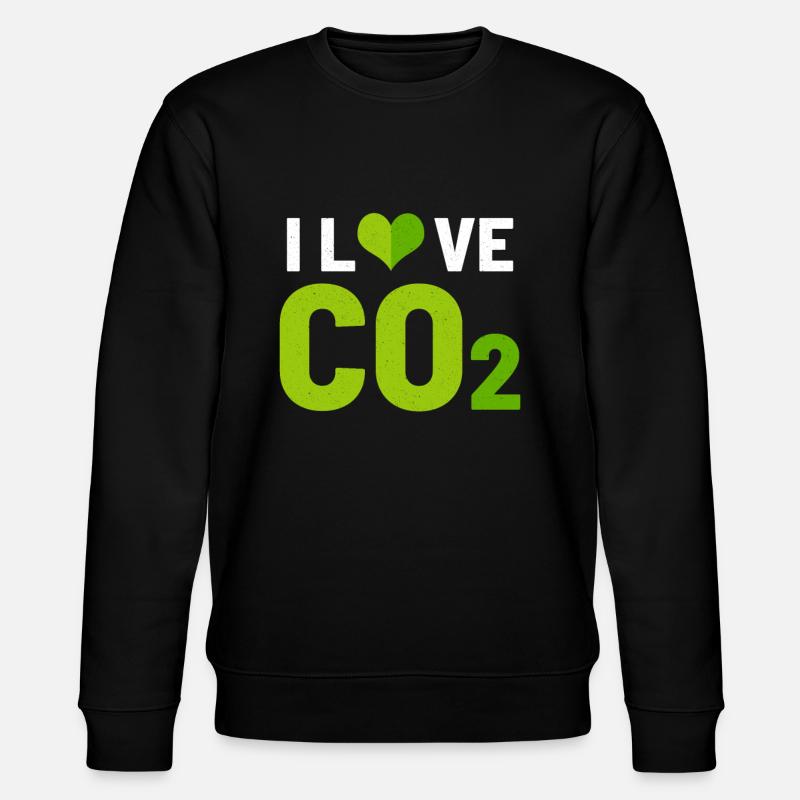 J'aime le CO2 - Sweat bio CHANGER Stanley/Stella Unisexe - noir
