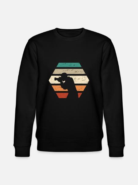 Fotograf Fotograf Fotograf - Stanley/Stella Unisex Bio-Sweatshirt CHANGER  - Schwarz