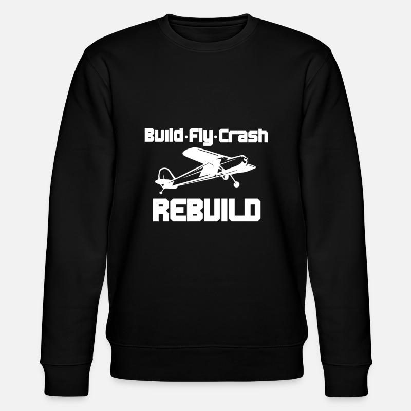 Avion RC pilote - Sweat bio CHANGER Stanley/Stella Unisexe - noir