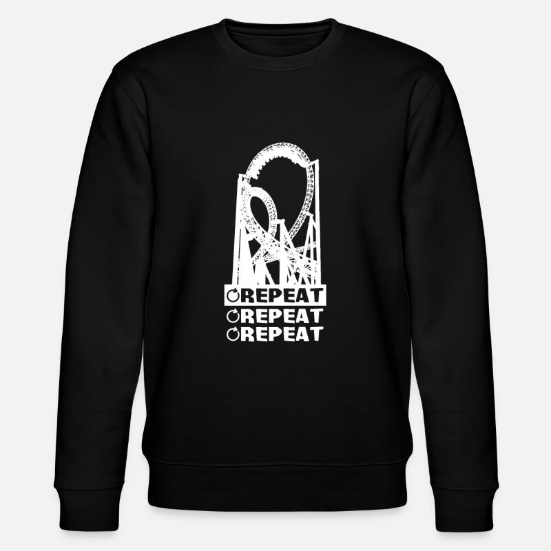 Roller coaster accro - Sweat bio CHANGER Stanley/Stella Unisexe - noir