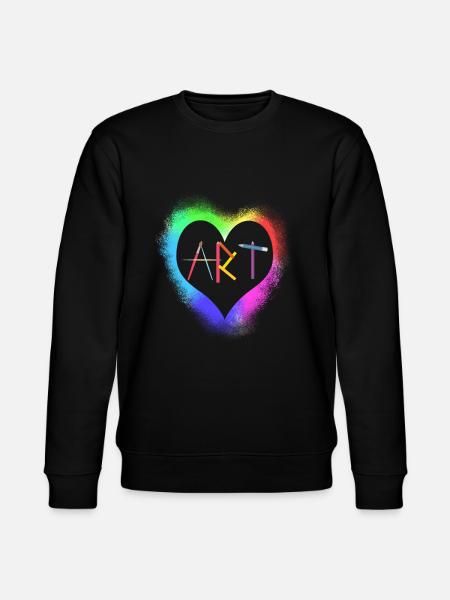 Art teacher artist - Stanley/Stella CHANGER Unisex Organic Sweatshirt - black