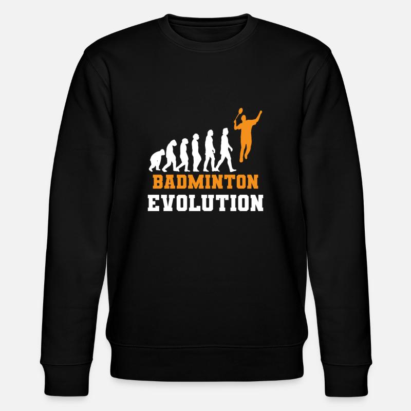 Badminton Evolution - Stanley/Stella CHANGER Unisex Organic Sweatshirt - black