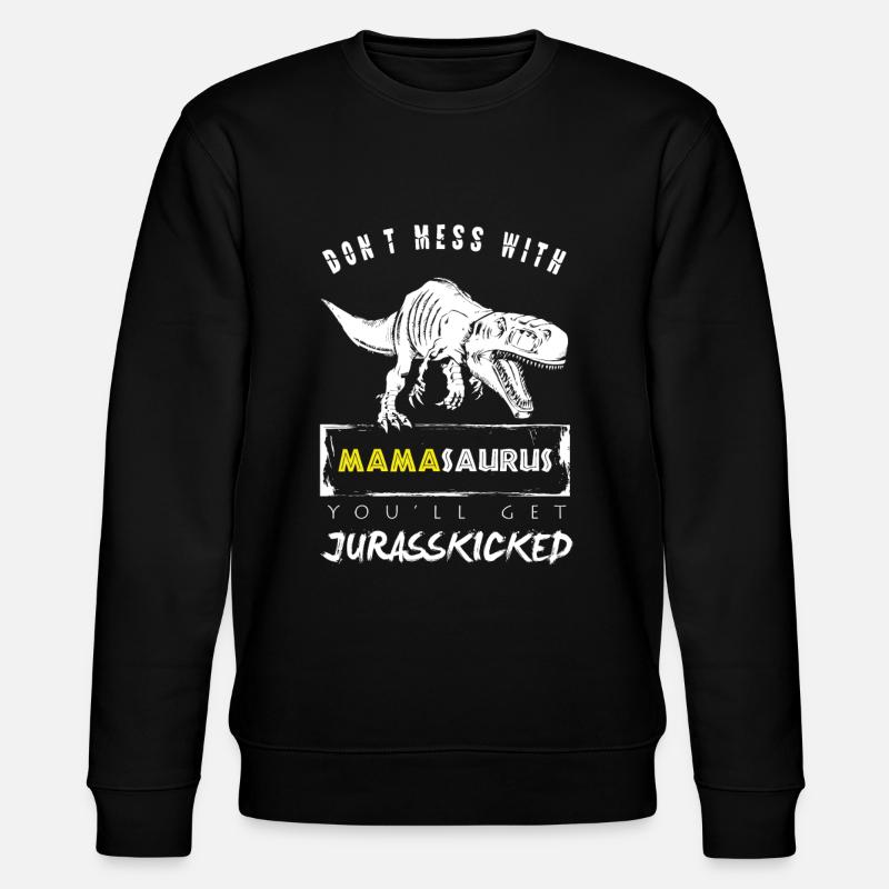 Mama-Saurus Mère - Sweat bio CHANGER Stanley/Stella Unisexe - noir