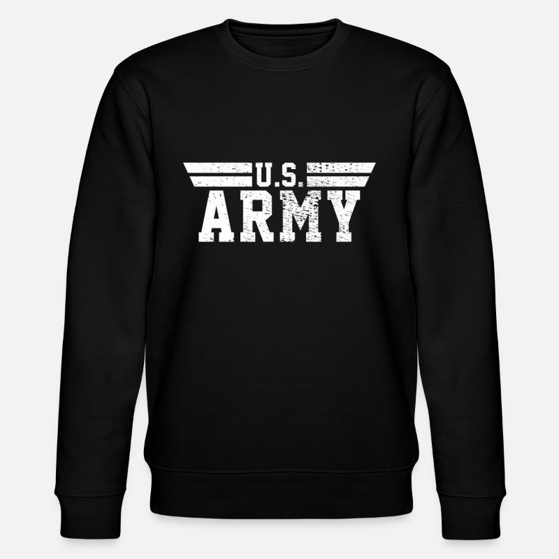 US Army - Stanley/Stella CHANGER Unisex Organic Sweatshirt - black