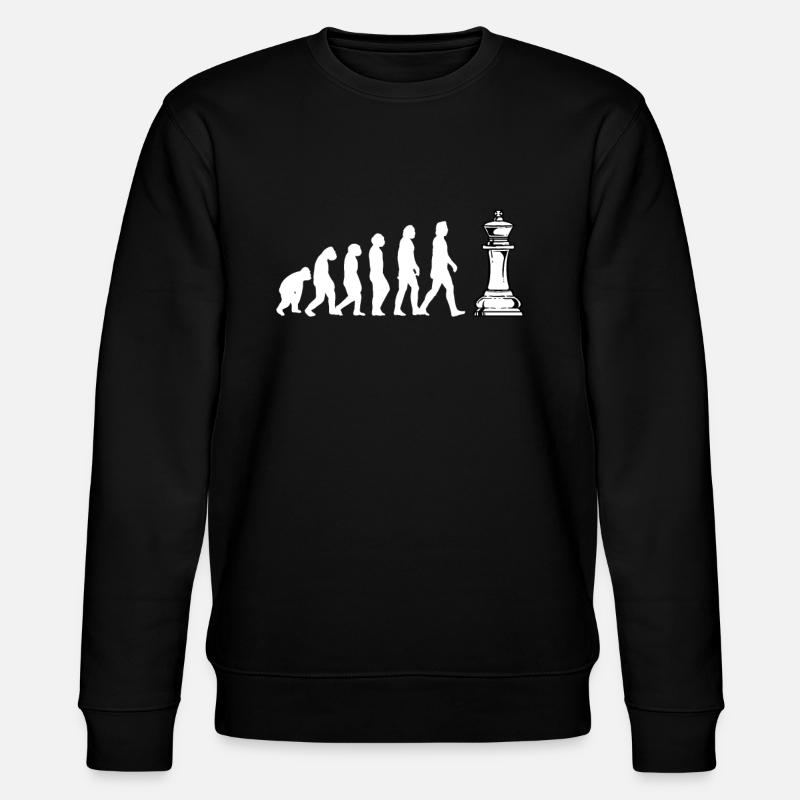 Échecs échiquier jeu d'échecs cadeau - Sweat bio CHANGER Stanley/Stella Unisexe - noir