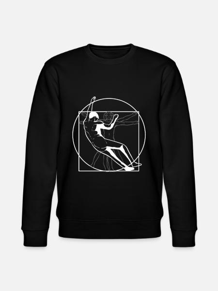 Klettern Bergsteigen Bergsteiger Wandern - Stanley/Stella Unisex Bio-Sweatshirt CHANGER - Schwarz