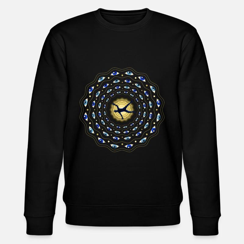 Psychedelic Trip - Stanley/Stella CHANGER Unisex Organic Sweatshirt - black