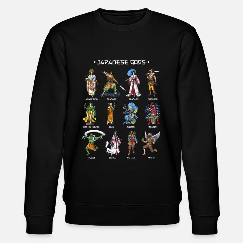 Dieux de la mythologie japonaise - Sweat bio CHANGER Stanley/Stella Unisexe - noir