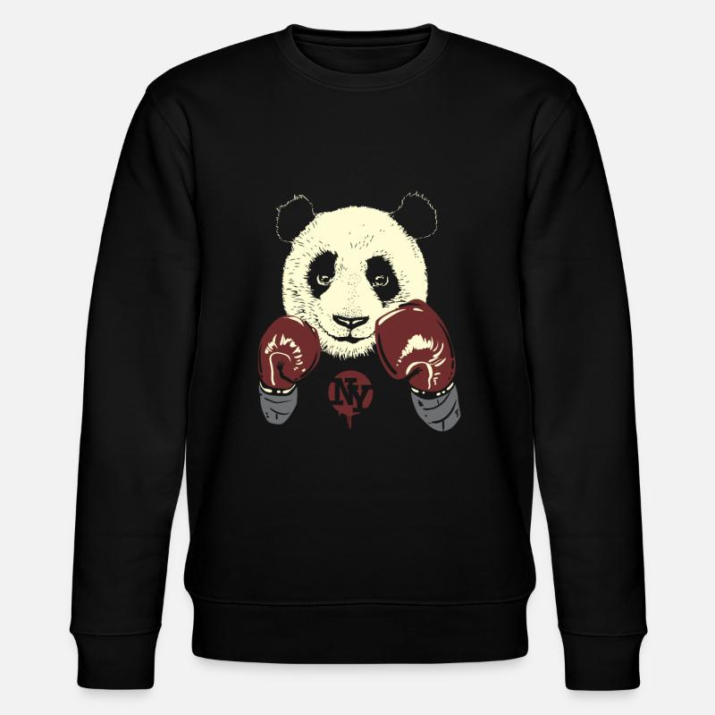 panda - Sweat bio CHANGER Stanley/Stella Unisexe - noir