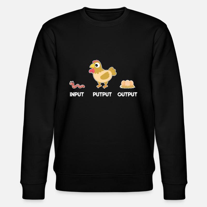 Entrée Putput Sortie - Sweat bio CHANGER Stanley/Stella Unisexe - noir