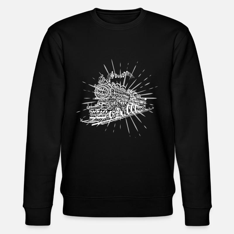 Musik Zug - Stanley/Stella Unisex Bio-Sweatshirt CHANGER  - Schwarz