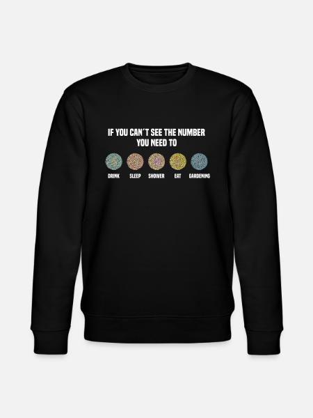 Numéros d’Ishihara - Jardinage - Sweat bio CHANGER Stanley/Stella Unisexe - noir