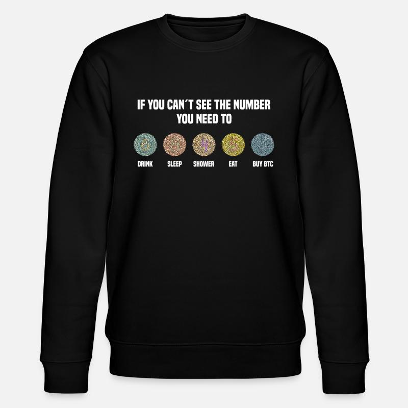 Numéros Ishihara - Acheter Bitcoin - Sweat bio CHANGER Stanley/Stella Unisexe - noir