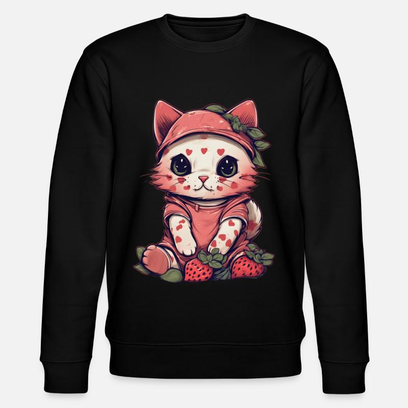 Ragamuffin Cat Gift - Stanley/Stella CHANGER Unisex Organic Sweatshirt - black