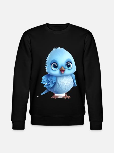 Bébé oiseau mignon - Sweat bio CHANGER Stanley/Stella Unisexe - noir
