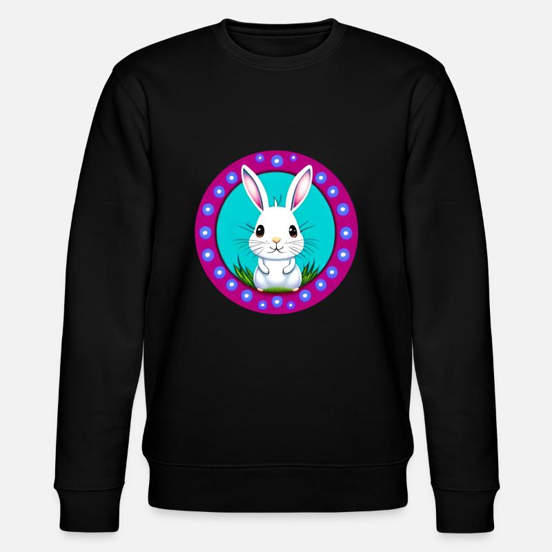 Easter in a Circle - Stanley/Stella CHANGER Unisex Organic Sweatshirt - black