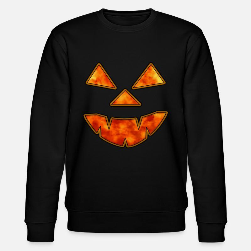 halloween - Stanley/Stella Unisex Bio-Sweatshirt CHANGER  - Schwarz