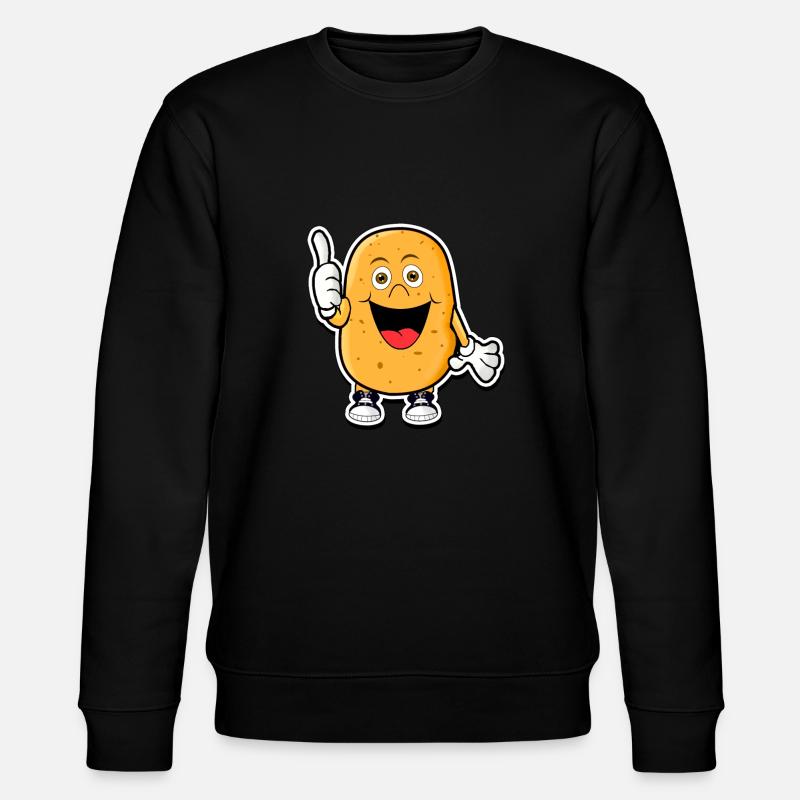 Kartoffel - Stanley/Stella Unisex Bio-Sweatshirt CHANGER  - Schwarz