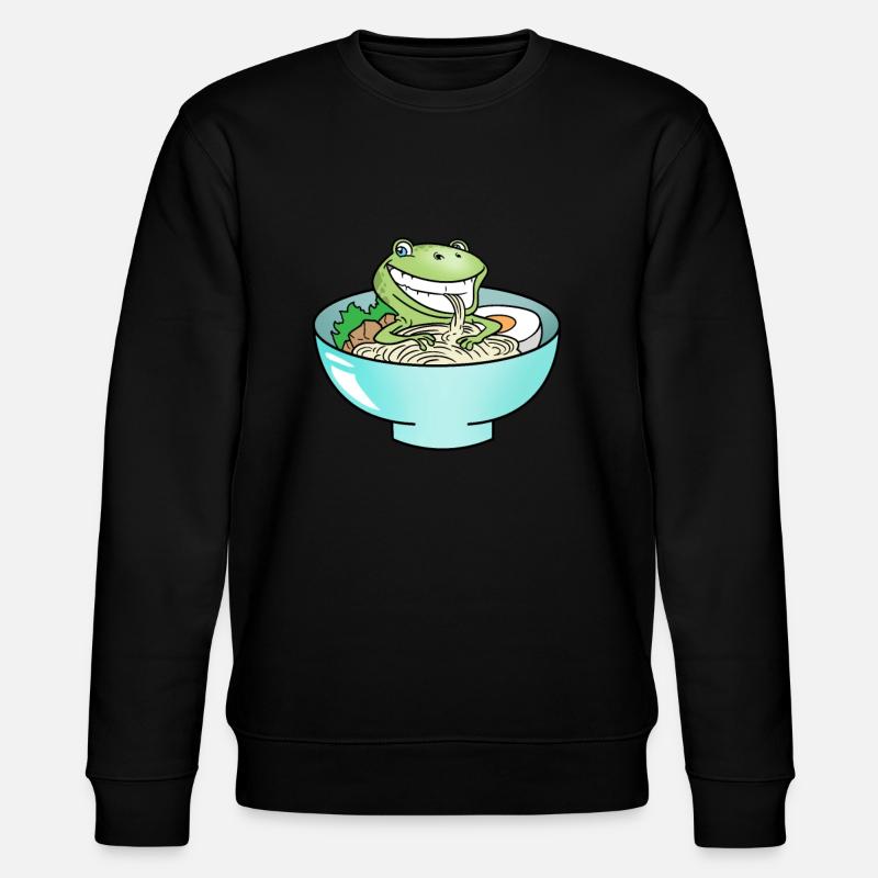 Cottagecore Fairycore Frog Ramen Soupe - Sweat bio CHANGER Stanley/Stella Unisexe - noir