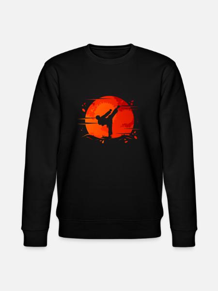 Kung Fu Taekwondo Karate Kampfsport - Stanley/Stella Unisex Bio-Sweatshirt CHANGER  - Schwarz