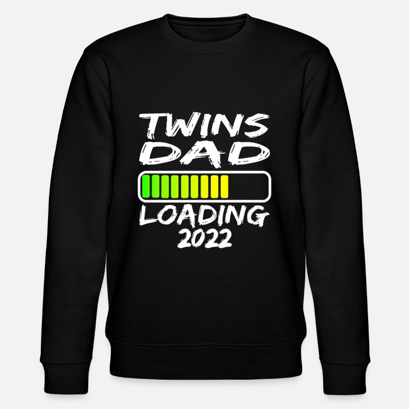 Twins Dad Loading 2022 - Stanley/Stella CHANGER Unisex Organic Sweatshirt - black