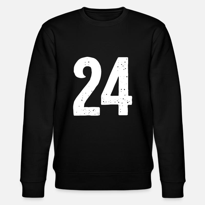 24 Numéros Blanc - Sweat bio CHANGER Stanley/Stella Unisexe - noir