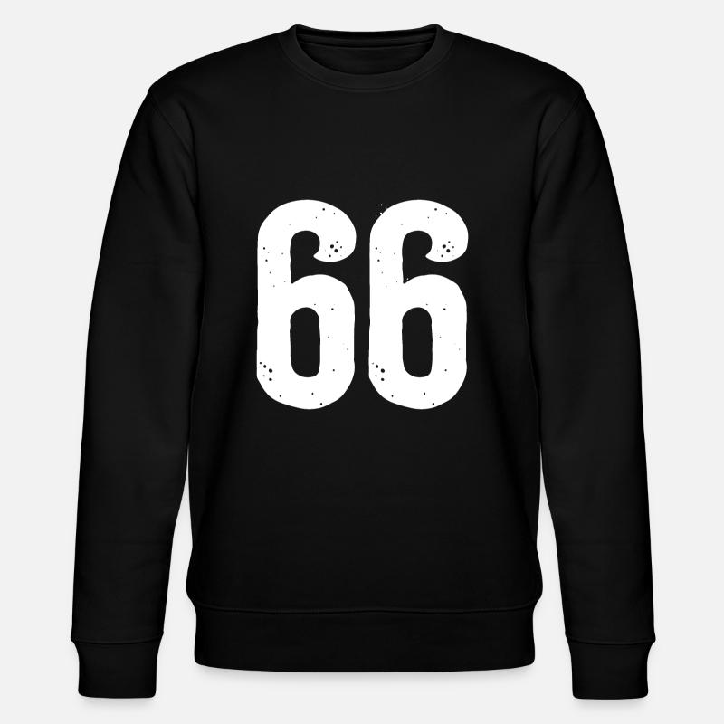 66 Numéros Blanc - Sweat bio CHANGER Stanley/Stella Unisexe - noir
