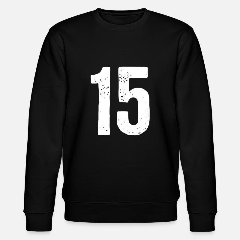 15 Chiffres Blanc - Sweat bio CHANGER Stanley/Stella Unisexe - noir