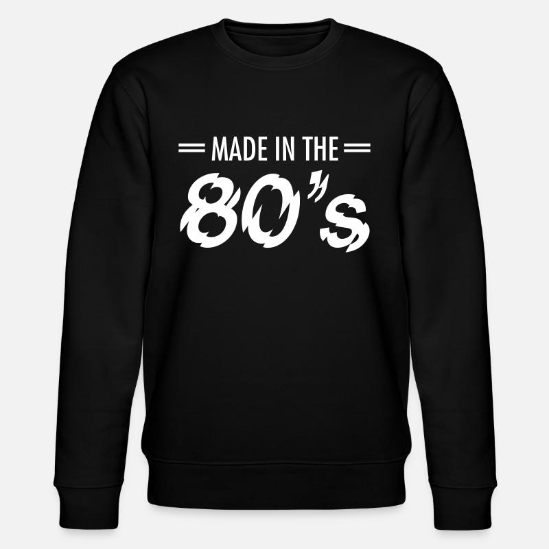 Made In the 80's - Stanley/Stella Unisex Bio-Sweatshirt CHANGER - Schwarz