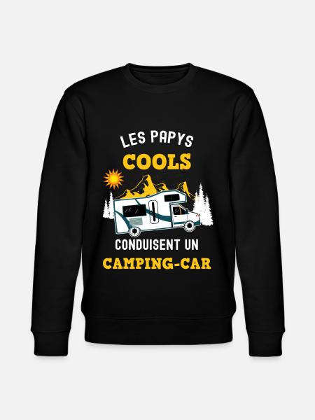 Camping-car papy cool - Sweat bio CHANGER Stanley/Stella Unisexe - noir
